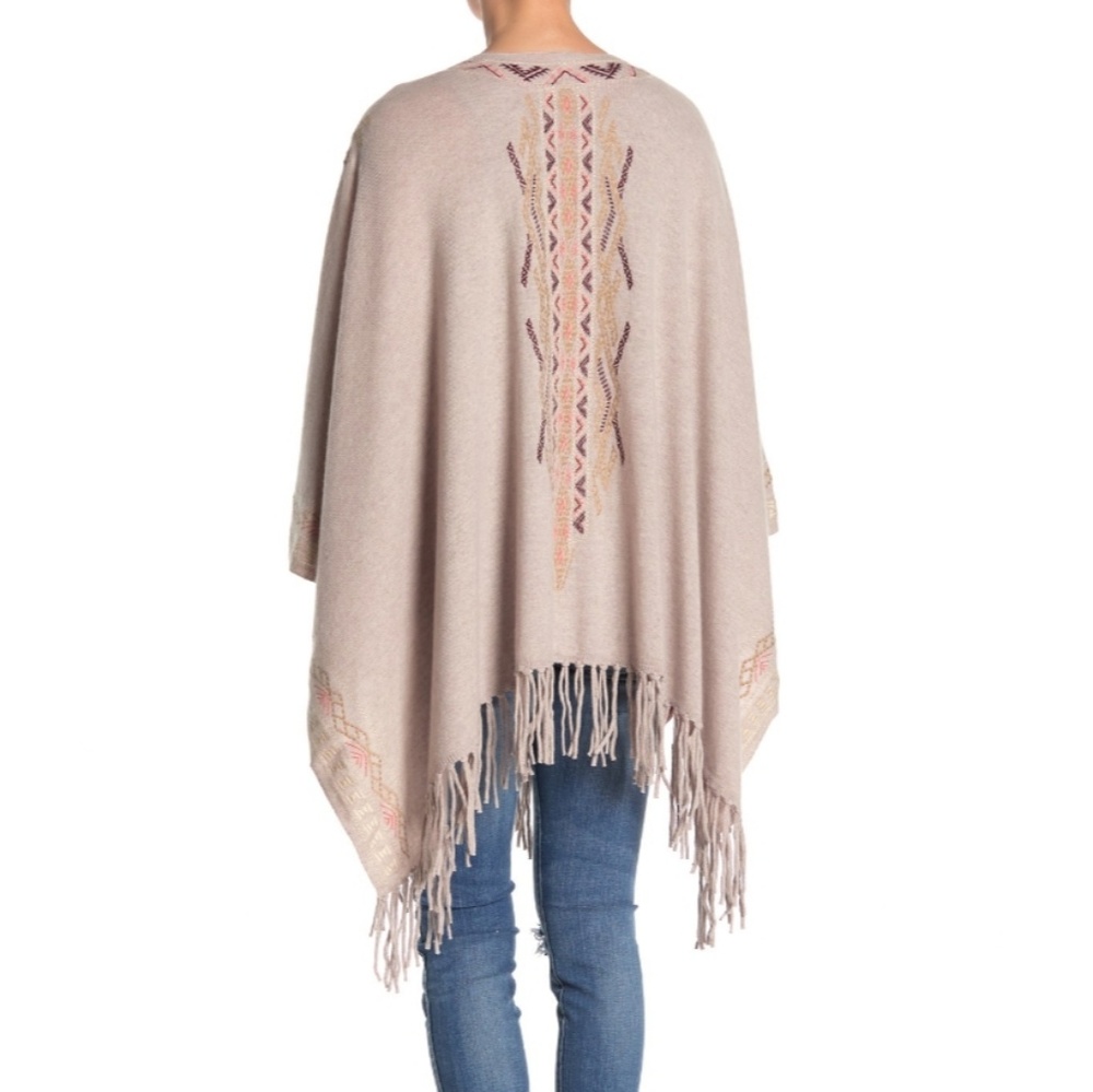 SOLD ON E$ B A Y **Johnny Was β Cashmere Poncho - Picture 4 of 8